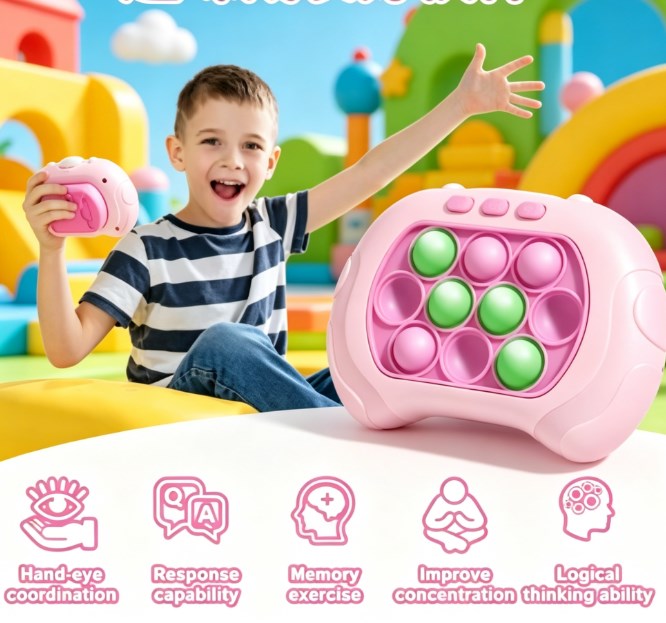 Light Up Interactive Memory Game - Multi-Person Sensory Toy with Sound Effects, Ideal Birthday & Holiday Gift for Kids