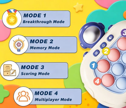 Light Up Interactive Memory Game - Multi-Person Sensory Toy with Sound Effects, Ideal Birthday & Holiday Gift for Kids