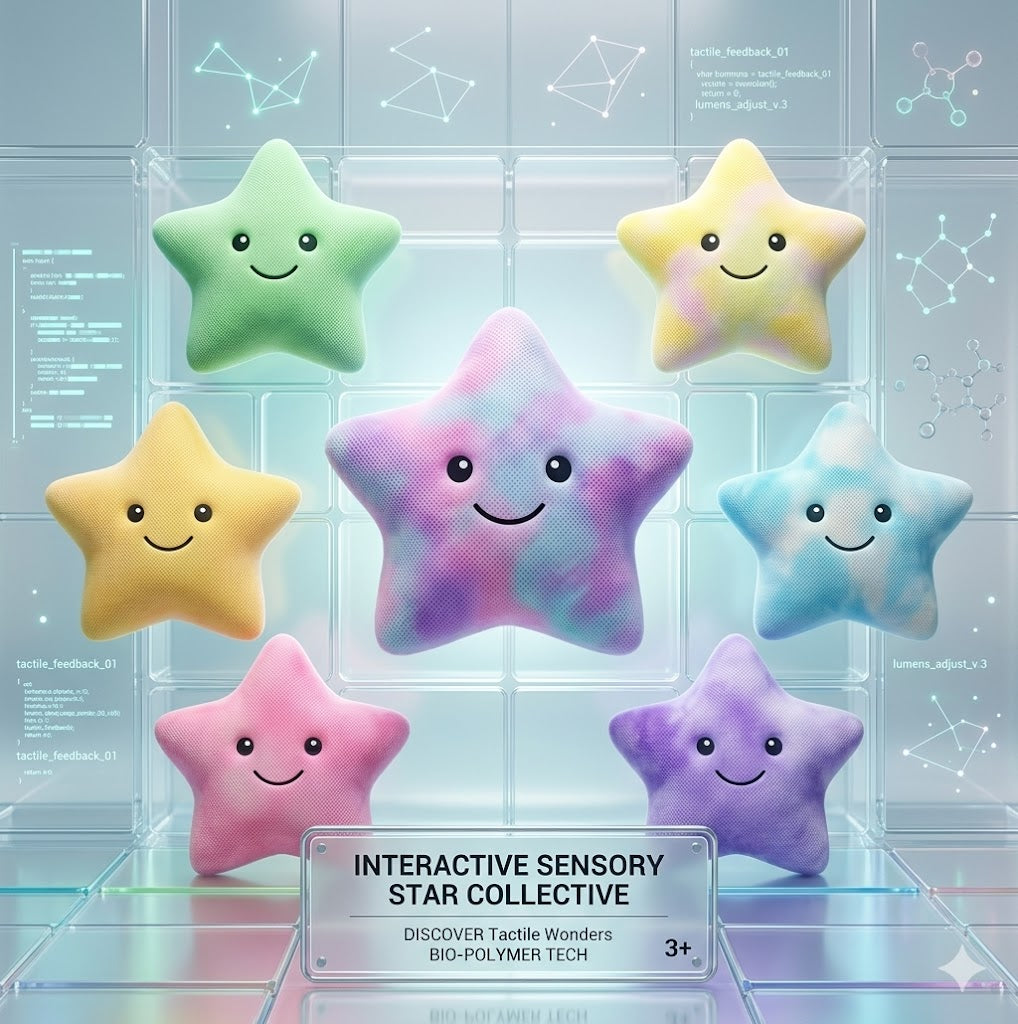 Luminous Glowing Star Plush Toy - Soft LED Light Up Star Pillow Stuffed Cushion for Kids Bedroom & Nursery Decor