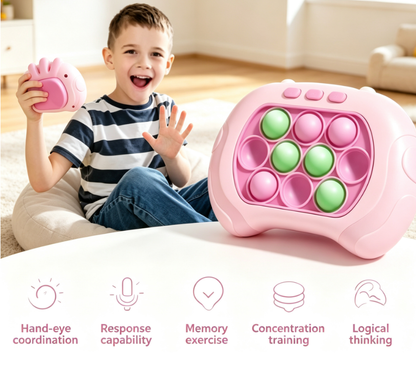 Musical Light-Up Memory Challenge Game - Multi-Player Electronic Sensory Toy with Sound Effects for Family Fun & Parties