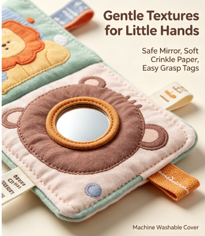 Interactive Baby Tissue Pulling Toy - Soft Sensory Learning Box & Finger Exercise Toy for Toddlers